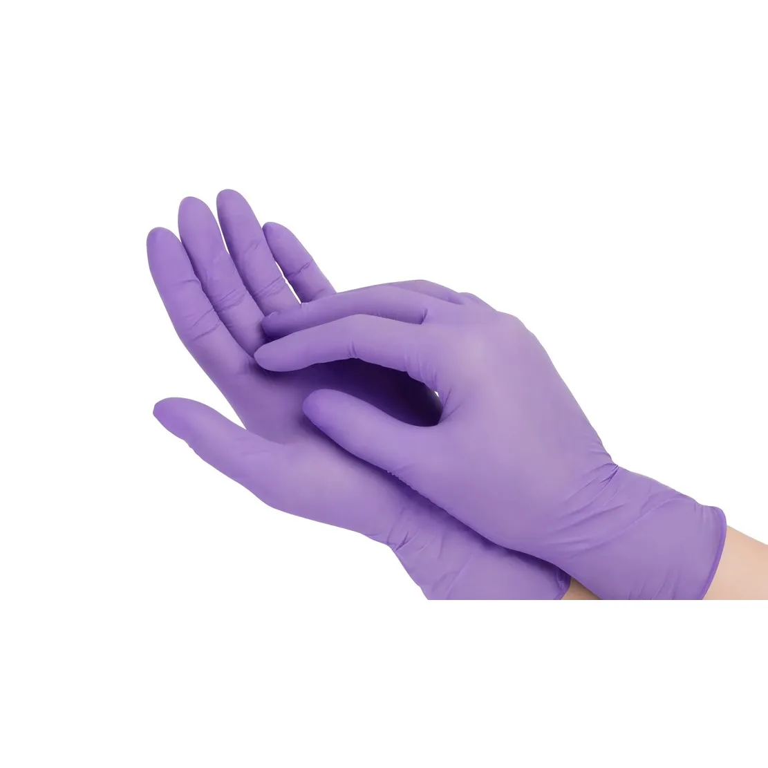 Sterimax Purpura PRO Long Cuff Nitrile Gloves, Chemo Tested (Case of 1,000) — Purple